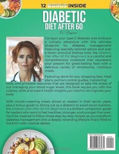 Book cover for "Diabetic Diet After 60 For Beginners," a guide for Diabetic Wellness Supplements and diet management.