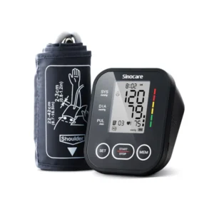 Sinocare ARM-30E+ Upper Arm Blood Pressure Monitor -Dual User Mode, Each 99 Memories