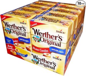 Werther's Sugar Free Butter Candies (10 x 42g)