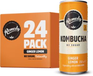 Remedy Kombucha Ginger Lemon