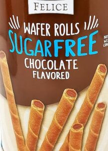 Felice Sugar Free Chocolate Flavoured Wafer Rolls 400g Tin