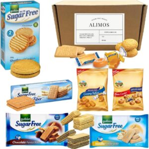 Alimos Sugar Free Biscuits & Sweets Gift Pack (4 Pack)