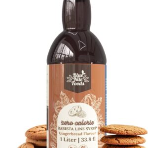 Blue Nile Foods Barista Gingerbread Coffee Syrup