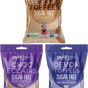Guiltfree Sugar Free Chocolate Toffees (Pack of 3)