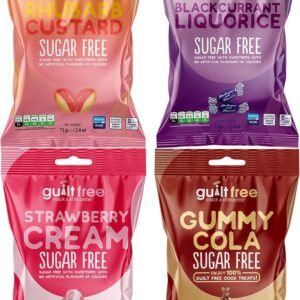 Guiltfree Sugar Free Chocolate Sweets (Mixed, Pack of 4)