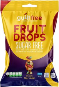Guiltfree Sugar Free Fruit Drops (Pack of 1, 75g)