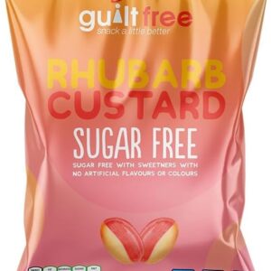 Guiltfree Sugar Free Rhubarb & Custard Sweets (75g)