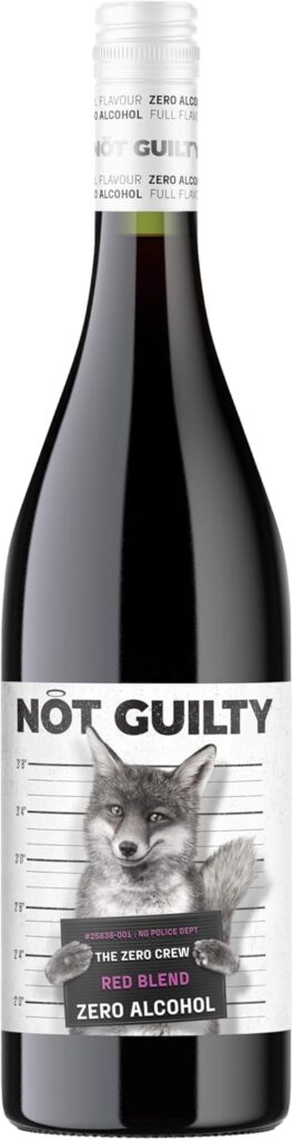 Not Guilty Red Wine - Alcohol Free 0 percent ABV, 6x75cl