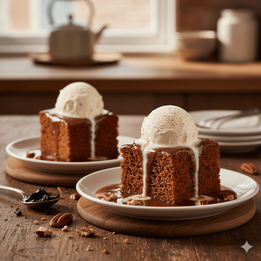 Low‑Carb Sticky Toffee Pudding (Using Good Dee’s Caramel Cake Mix)