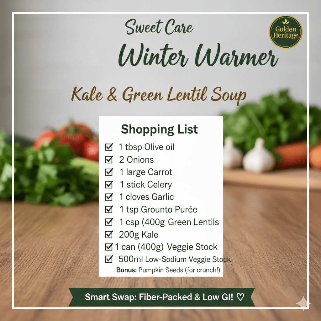 The winter wormer kale and green lintel soup recipe
